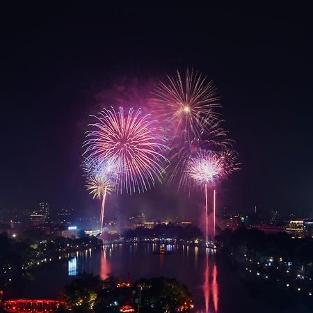 May De Ville Lakeside Hotel Hanoi Exteriör bild Fireworks at the 2013 National Day Parade